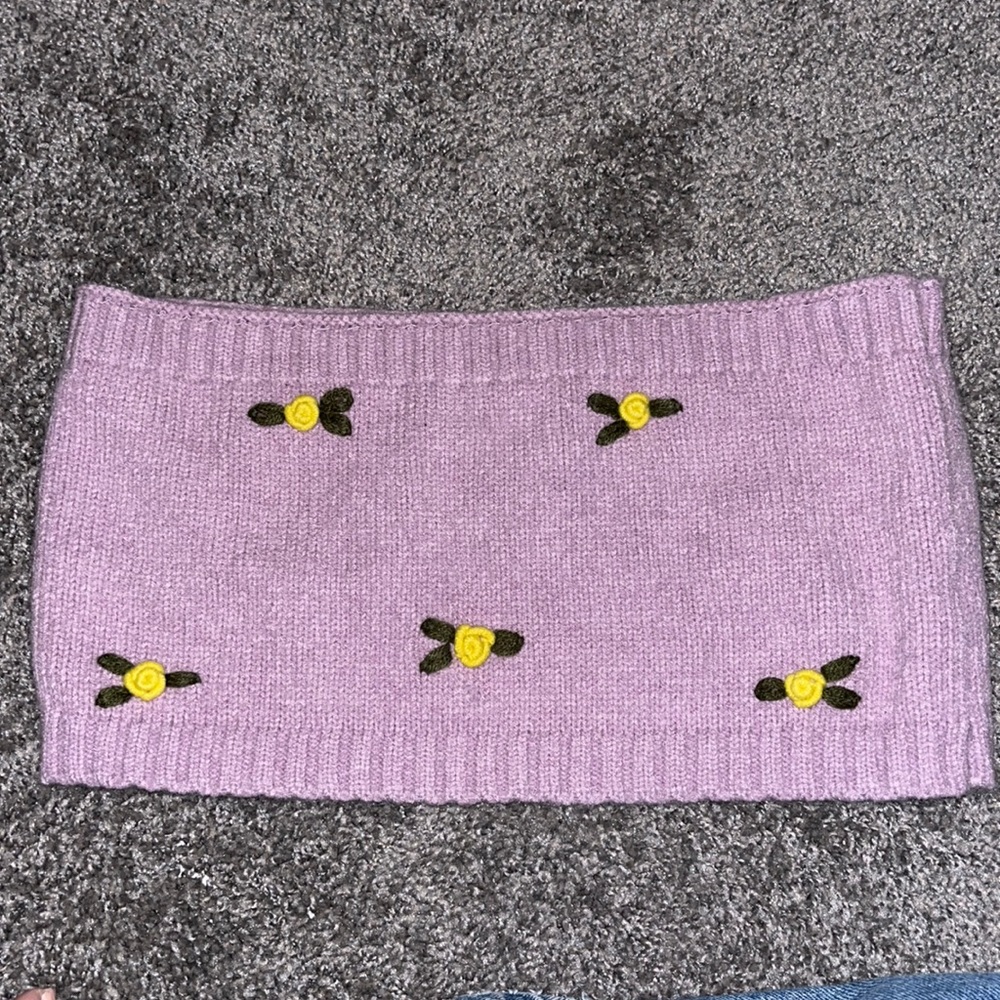 Knitted Flower Top!